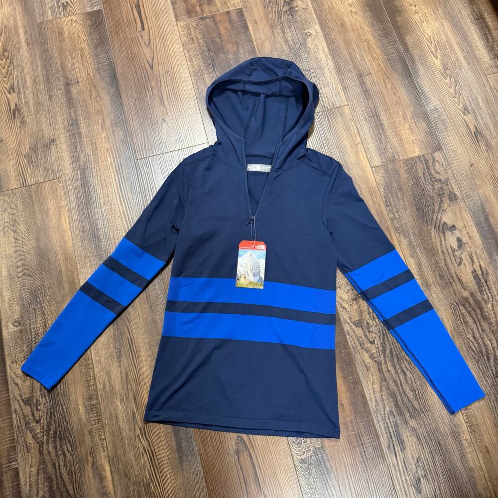 The North Face Secondskin Hood Women’s M Cosmic Blue Cobalt Hoodie NWT $90